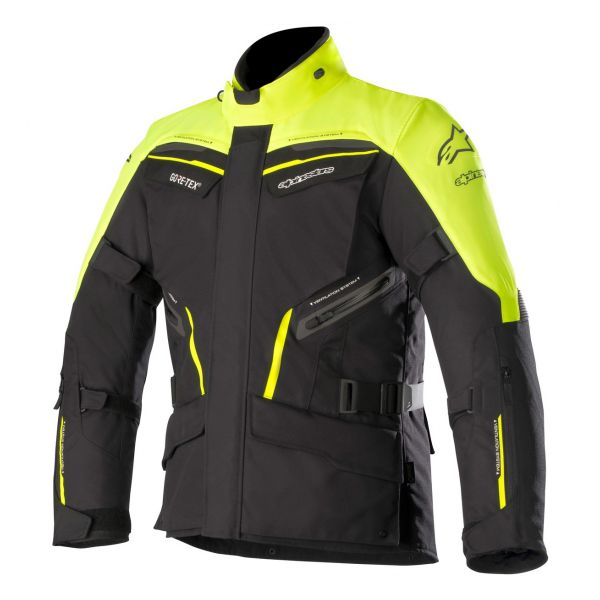Motorradjacke Alpinestars Patron Gore-Tex Yellow Fluo Black Motorradjacke Alpinestars Patron Gore-Tex Yellow Fluo Black