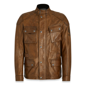 Motorradweste Belstaff Turner Antique Burnt Cuero Motorradweste Belstaff Turner Antique Burnt Cuero