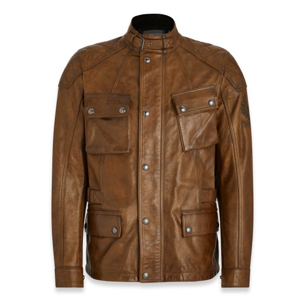 Motorradweste Belstaff Turner Antique Burnt Cuero Motorradweste Belstaff Turner Antique Burnt Cuero