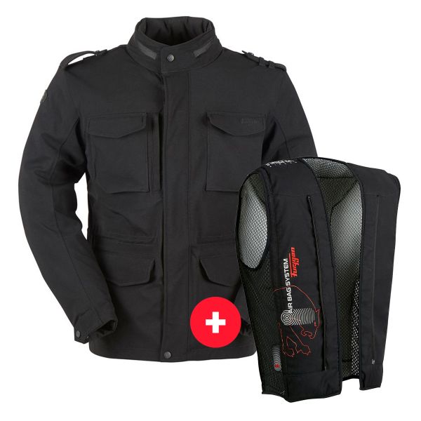Motorradweste Furygan Costa Spand Black + Fury Air Bag System