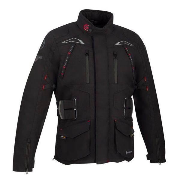 Motorradweste Bering Quebec Gore-Tex Black