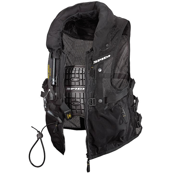 Motorradjacke Spidi Airbag Neck DPS Schwarz