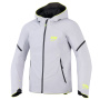 Motorradweste Alpinestars Aeroshell WP Mid Gray Yellow Fluo