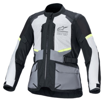 Motorradweste Alpinestars Andes Air Drystar Ice Grey Dark Grey Black