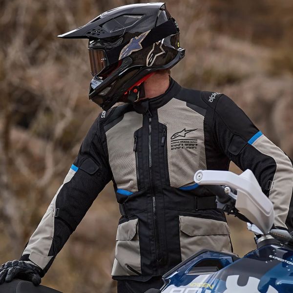 Alpinestars Andes Air Drystar Ice Grey Dark Grey Black