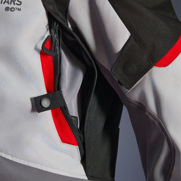 Alpinestars Andes V4 Drystar Dark Gray Ice Gray Black Bright Red