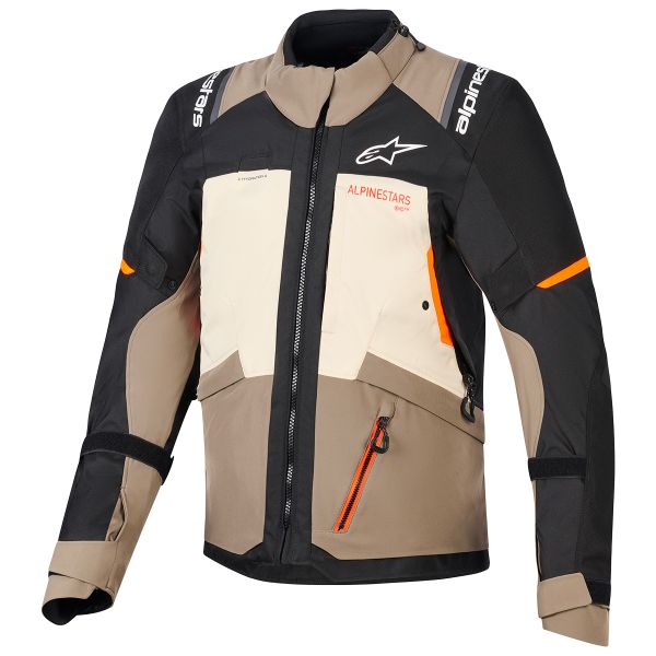 Motorradweste Alpinestars Andes V4 Drystar Walnut Mastic Black