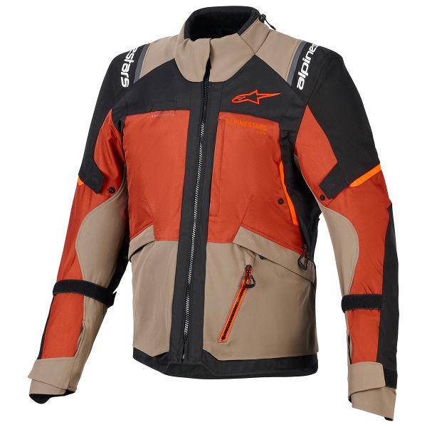 Motorradweste Alpinestars Andes V4 Drystar Walnut Rust Black