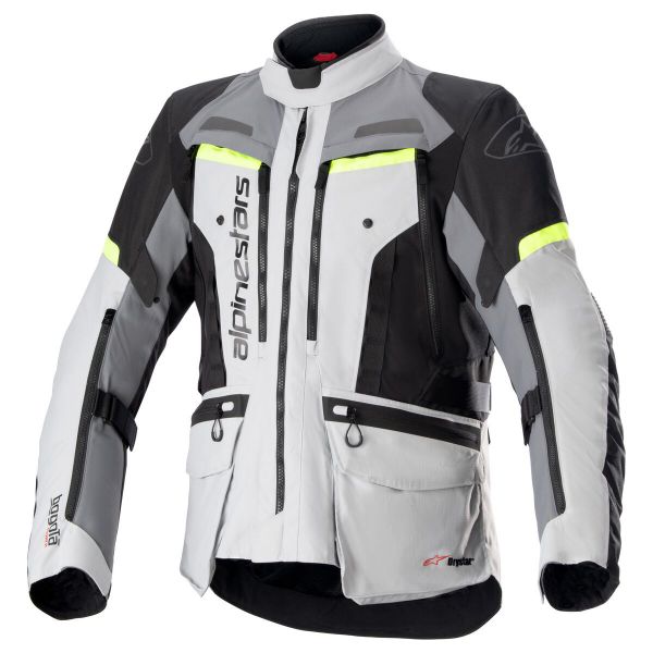 Motorradweste Alpinestars Bogota Pro Drystar Ice Grey Dark Grey Yellow Fluo Motorradweste Alpinestars Bogota Pro Drystar Ice Grey Dark Grey Yellow Fluo