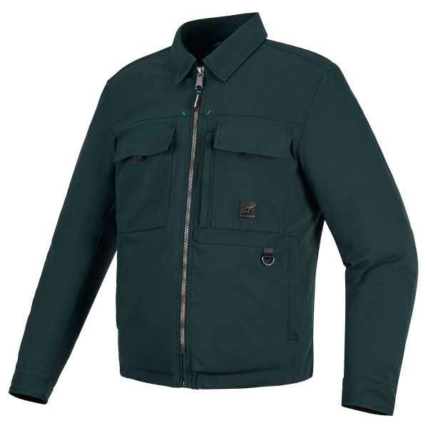 Motorradweste Alpinestars Bryon WR Overshirt Dark Emerald