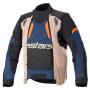 Motorradweste Alpinestars Halo Drystar Dark Blue Khaki Flame Orange