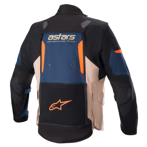 Alpinestars Halo Drystar Dark Blue Khaki Flame Orange