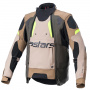 Motorradweste Alpinestars Halo Drystar Dark Khaki Sand Yellow Fluo