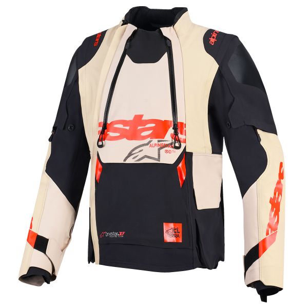 Motorradweste Alpinestars Halo Pro Drystar XF Laminated Mastic Black