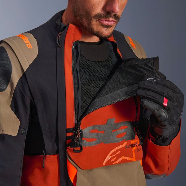 Alpinestars Halo Pro Drystar XF Laminated Walnut Rust Black