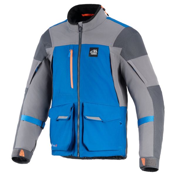 Motorradweste Alpinestars Maxdura Drystar XF Royal Blue Dark Grey