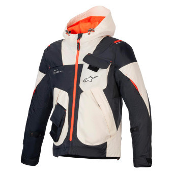 Motorradweste Alpinestars Mogress Air Black Almond Hot Orange