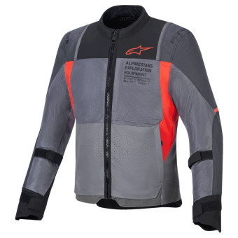 Motorradweste Alpinestars ST-2 Air Deep Gray Dark Gray Bright Red