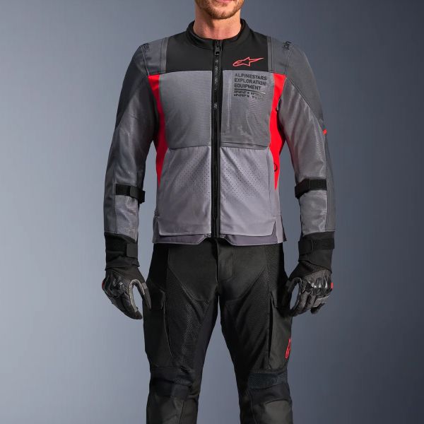 Alpinestars ST-2 Air Deep Gray Dark Gray Bright Red