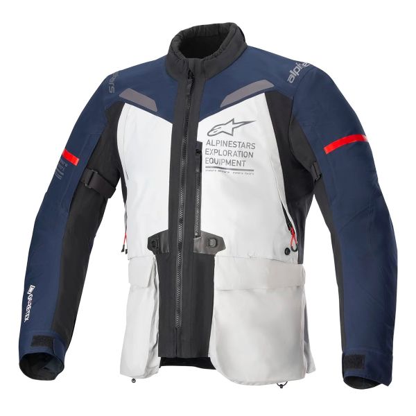 Motorradweste Alpinestars ST-7 2L Gore-Tex Ice Grey Dark Blue Black