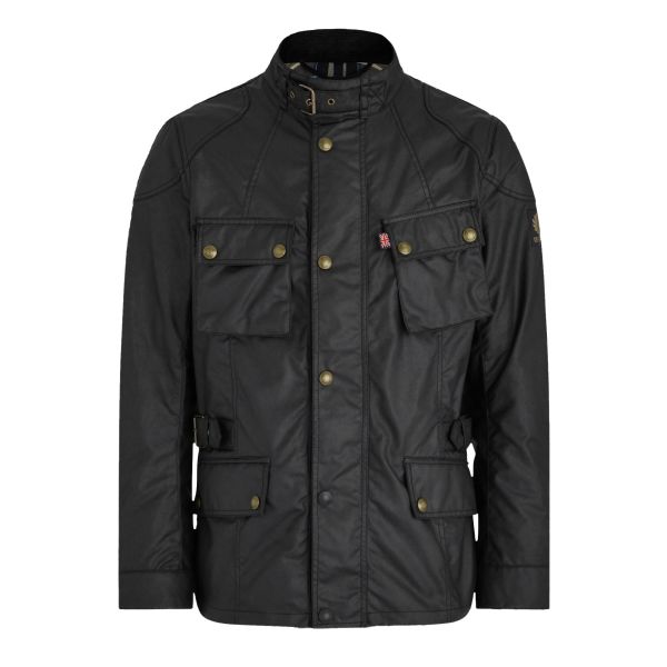 Motorradweste Belstaff Crosby 2 Tech Wax Black