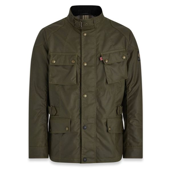 Motorradweste Belstaff Crosby 2 Tech Wax Forest Green Motorradweste Belstaff Crosby 2 Tech Wax Forest Green
