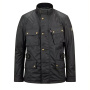 Motorradweste Belstaff Crosby New Tech Wax Black