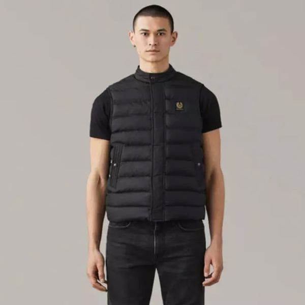 Belstaff Ärmellose Daunenjacke Climate Black