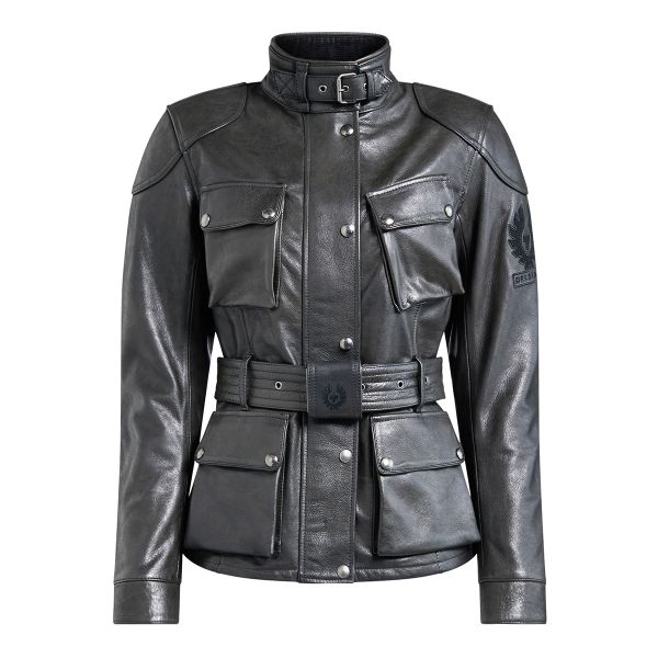 Motorradweste Belstaff Trialmaster Pro Lady Leather Black Motorradweste Belstaff Trialmaster Pro Lady Leather Black