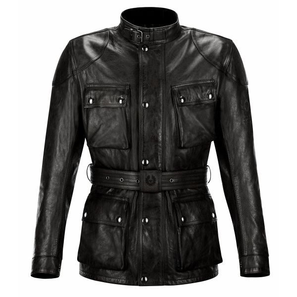 Motorradweste Belstaff Trialmaster Pro Leather Antique Black Motorradweste Belstaff Trialmaster Pro Leather Antique Black
