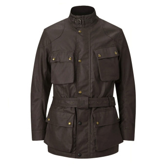 Motorradweste Belstaff Trialmaster Wax 8oz Mahogany