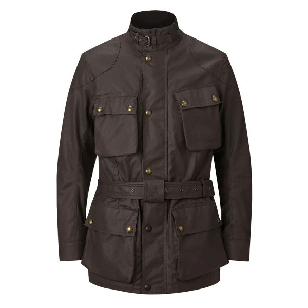 Motorradweste Belstaff Trialmaster Wax 8oz Mahogany