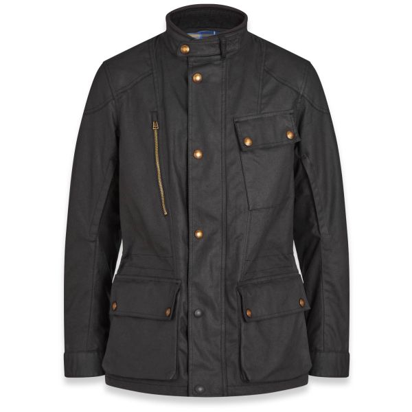 Motorradweste Belstaff Waymaster Coton Wax Black Motorradweste Belstaff Waymaster Coton Wax Black
