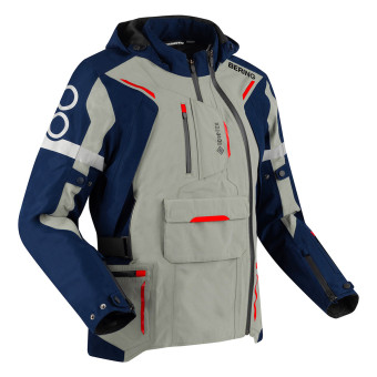 Motorradweste Bering Austral Gore-Tex Navy Grey Red