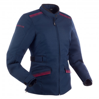 Motorradweste Bering Lady Shine Marine Burgundy