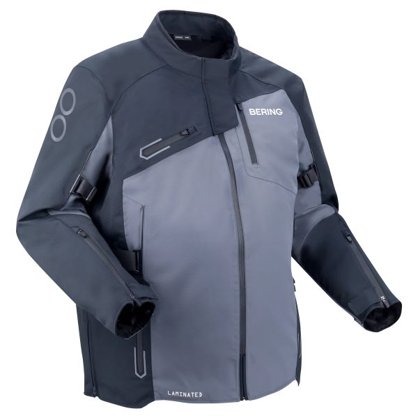 Motorradweste Bering Oxygen Jacket King Size Schwarz Grau