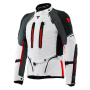 Motorradweste Dainese Super Adventure Absoluteshell Glacier Grey Iron Gate Red
