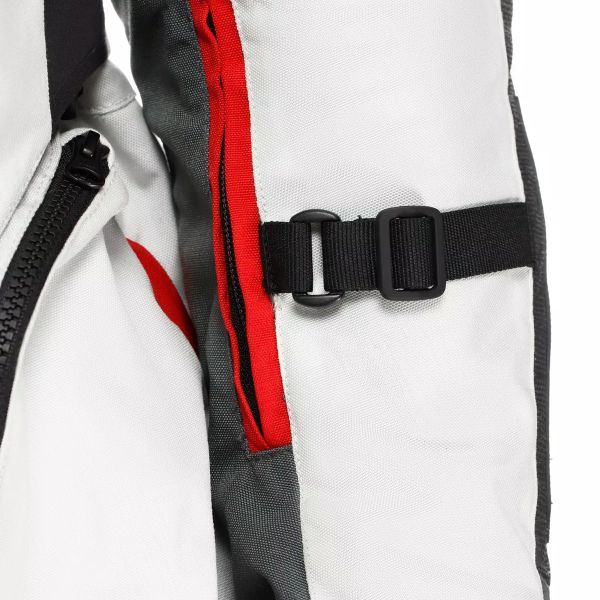 Dainese Super Adventure Absoluteshell Glacier Grey Iron Gate Red