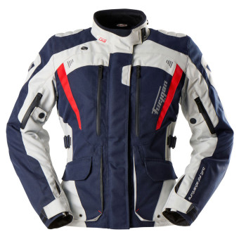 Motorradweste Furygan Apalaches Lady Evo Blue Pearl Red