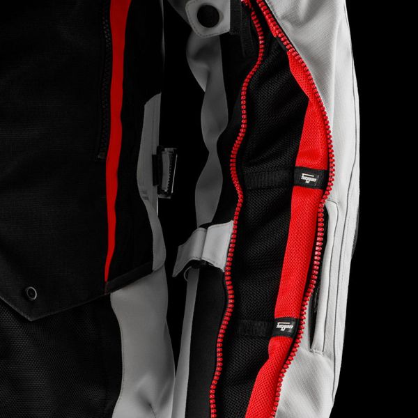 Furygan Montroc Kevlar Primaloft 3en1+ Black Pearl Red