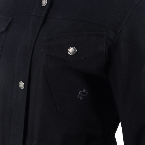 Helstons Mohave Baumwolle Canvas Schwarz