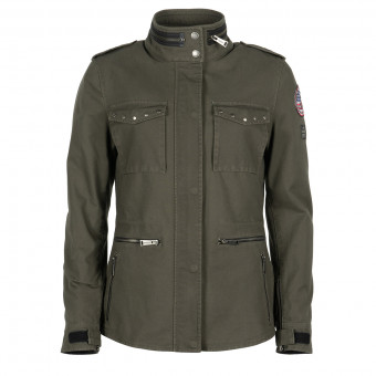 Motorradweste Helstons Tara Lady Coton Kaki