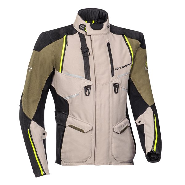Motorradweste Ixon Eddas Grege Khaki Black