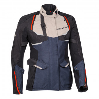 Motorradweste Ixon Eddas Lady Grege Navy Black