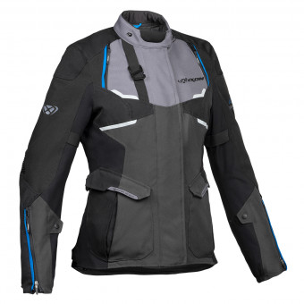 Motorradweste Ixon Eddas Lady Grey Black Blue