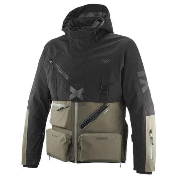 Motorradweste Ixon Etna Kahki Black