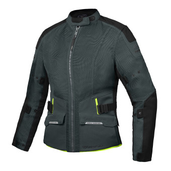 Motorradweste Ixon M-Njord Lady Tactical Green Black Yellow