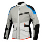 Motorradweste Ixon M-Njord Light Grey Blue Bright Red