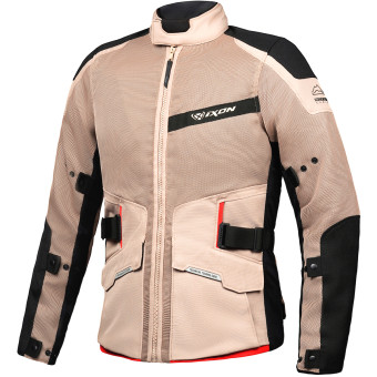 Motorradweste Ixon M-Njord Sand Black Red