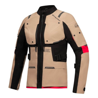 Motorradweste Ixon M-Skeid Lady Sand Black Red